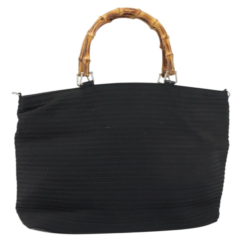 Gucci Vintage Bamboo Handle Nylon